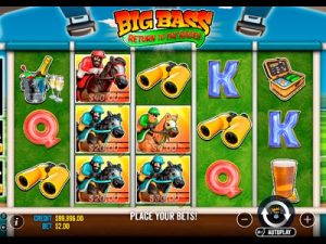 Big bass rerurn to the racer